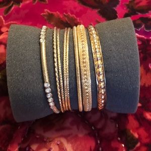 Gold Bangle set